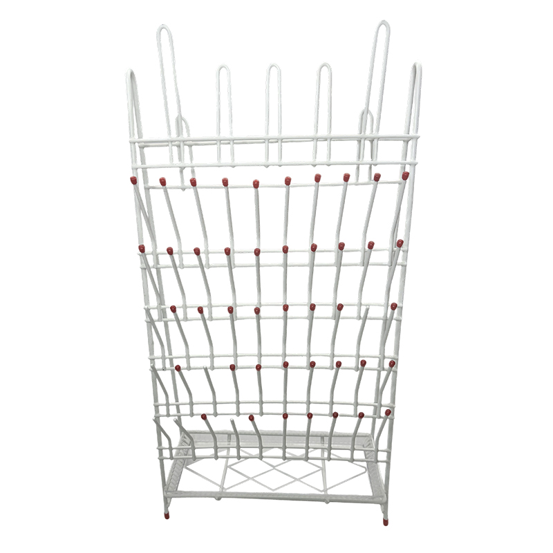 Chemistry laboratory drying rack of test tube