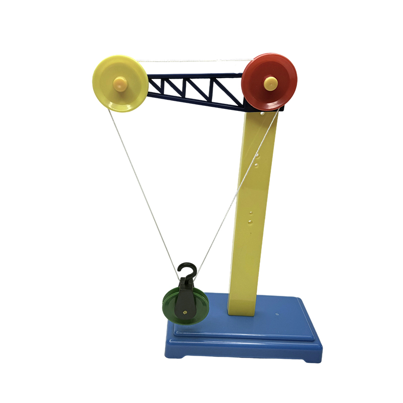 Pulley group and stent /middle school physics / laboratory instruments 