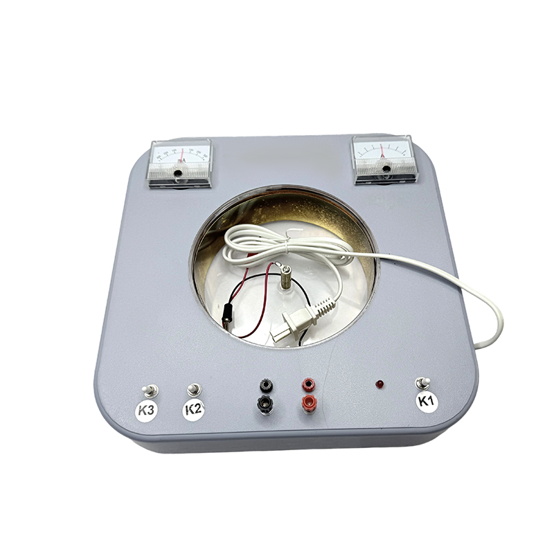Lorentz force demonstration device for magnetic field induced Lorentz force on electron beam