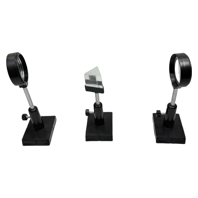 Lens / prism and holder / science / laboratory instruments